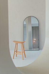 Boogspiegel 180×80 cm - Zwart