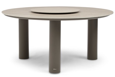 Coco Trino dining tuintafel 158 cm met lazy susan