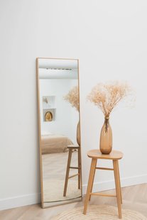 Rechthoekige spiegel Eikenhout 170×50 cm