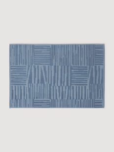 Antislip fluwelen badmat Petra