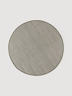 Rond handgeweven wollen vloerkleed Amaro