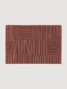 Antislip fluwelen badmat Petra