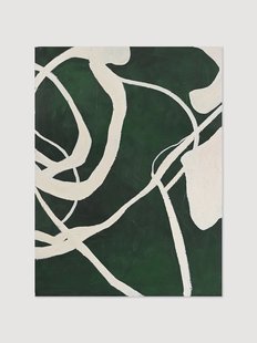 Handbeschilderde ingelijste canvasprint Masterpiece