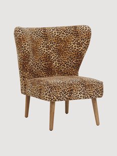 Fluwelen loungestoel Cefena