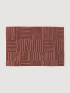 Antislip fluwelen badmat Petra