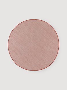 Rond wollen vloerkleed Amaro, handgeweven