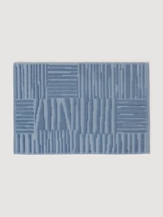 Antislip fluwelen badmat Petra