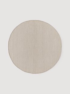 Rond wollen vloerkleed Amaro, handgeweven