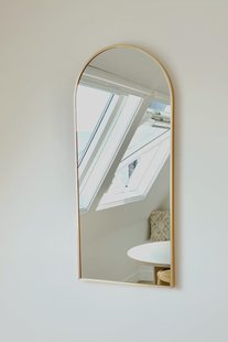 Boogspiegel 100x45 cm - Zacht Goud