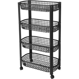 Keukentrolley Op Wielen Zwart