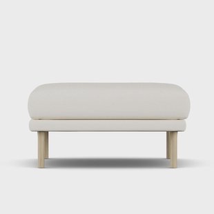 1898 Sjövik voetenbank Jump Off White 1954-witgeoliede eiken