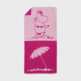 Moomin Arabia Moomin badhanddoek 70x140 cm Snorkmaiden roze