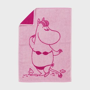Moomin Arabia Moomin handdoek 50x70 cm Snorkmaiden roze