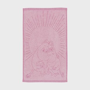 Moomin Arabia Moomin handdoek 30x50 cm Verliefd roze
