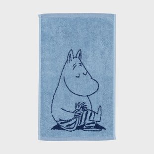 Moomin Arabia Moomin handdoek 30x50 cm Moomintrol marineblauw