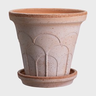Bergs Potter Fleur pot met schotel 2-delig Roze, Ø16 cm