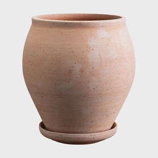 Bergs Potter Delphi pot met schotel 2-delig Roze, Ø20 cm