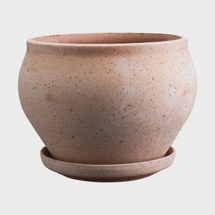Bergs Potter Delphi pot met schotel 2-delig Roze, Ø24 cm, low