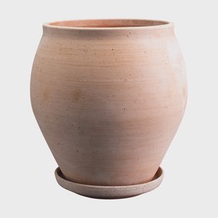 Bergs Potter Delphi pot met schotel 2-delig Roze, Ø26 cm
