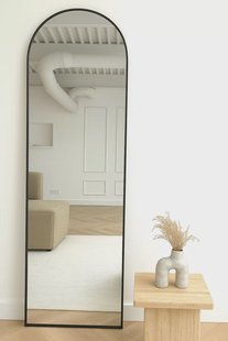 Boogspiegel 190×60 cm - Zwart