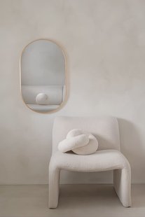 Ovale spiegel 80×50 cm - Zacht Goud