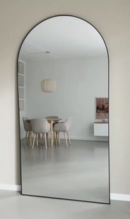 Boogspiegel 215x110 cm - Zwart