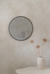 Ronde spiegel 60 cm - Zwart