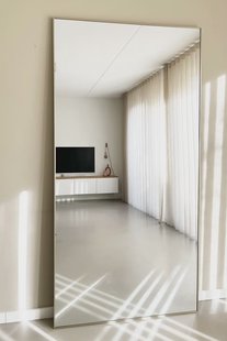 Rechthoekige spiegel 215x110 cm - Greige