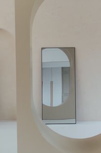 Rechthoekige spiegel 180×80 cm - Zwart