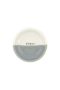 Zusss Dipschaaltje Geniet Wit/grijsblauw