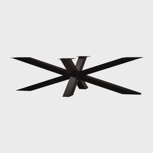 Stalen matrix zwart spinpoot 280 bij 60 cm en hoogte 69 cm (10 x 10 cm)