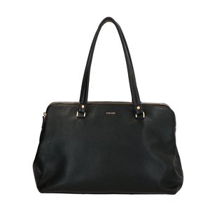 LouLou Essentiels Laptoptas  Dames Zwart - Leer