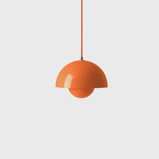 Flowerpot VP1 hanglamp, Ø 23 cm, oranje &Tradition - Woonkamer - Designer - Metaal - 1 lamp