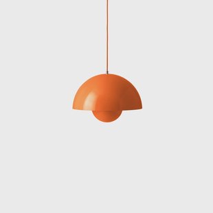Flowerpot VP7 hanglamp, Ø 37 cm, oranje &Tradition - Woonkamer - Designer - Metaal - Met lampenkap