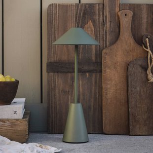 Globen Lighting Accu-buitenlamp Cannes, groen, IP54