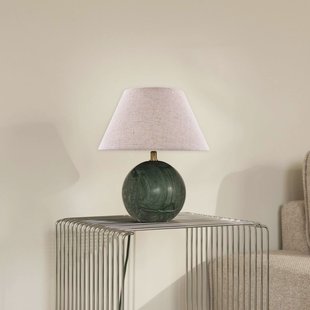 Globen Lighting tafellamp Castello, groen/beige, hoogte 28 cm