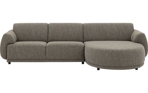 Goossens Bank Benk groen, stof, 2,5-zits,