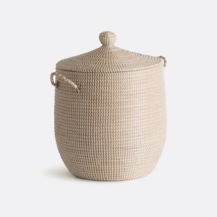 Mand met deksel H58 cm, Natala