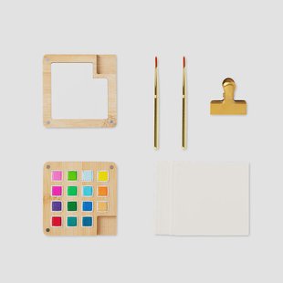 Mini waterverf reisset