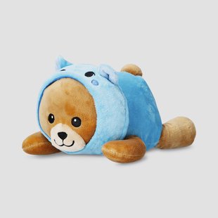 Knuffel - teddybeer verkleed als nijlpaard