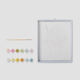 DIY schilderen-op-nummer bloemenboeket