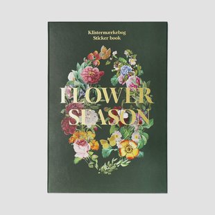 Stickerboek met bloemen