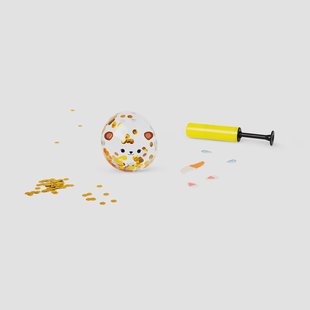 DIY opblaasbare tape-diertjes