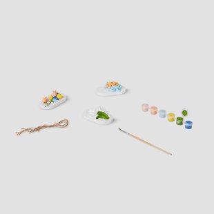 DIY bloemen gipsdecoraties om op te hangen