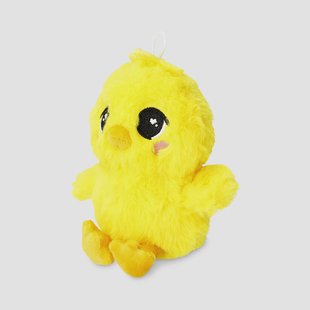 Knuffel - kuiken met kwispelende staart