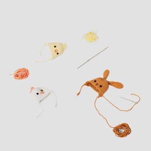 DIY gehaakte hoedjes voor paaseieren