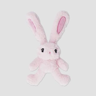 Knuffel - roze konijn met verstelbare oren