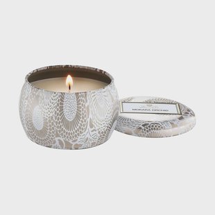 Voluspa Japonica Mini Tin geurkaars 25 uur Mokara Orchid