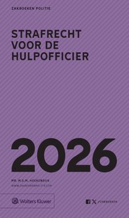 Zakboek Strafrecht voor de Hulpofficier 2026