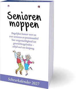 Senioren moppen scheurkalender - 2027